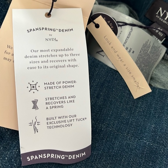 NYDJ Pull-On Super Skinny Ankle Jeans with slit - Picture 7 of 9